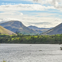Buy canvas prints of Awe-inspiring Derwentwater Panorama by Aimie Burley