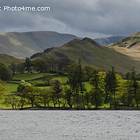 Buy canvas prints of Ullswater, Lake District panoramic by Aimie Burley