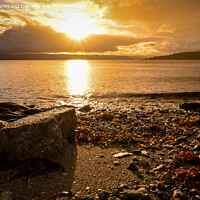 Buy canvas prints of Bute sunrise by Aimie Burley