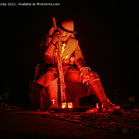 Buy canvas prints of Soldier Sculpture by Aimie Burley