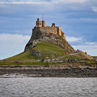 Buy canvas prints of Lindisfarne Castle  by Aimie Burley