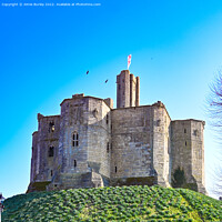 Buy canvas prints of Castle on a hill  by Aimie Burley