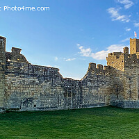 Buy canvas prints of Warkworth Panoramic  by Aimie Burley