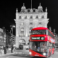 Buy canvas prints of Vibrant Piccadilly by Aimie Burley