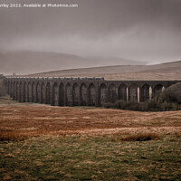 Buy canvas prints of Crossing the Ribblehead Viaduct by Aimie Burley