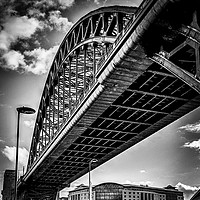 Buy canvas prints of Tyne Bridge, Newcastle upon Tyne by Aimie Burley