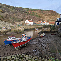 Buy canvas prints of Staithes, North Yorkshire by Aimie Burley