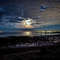 Buy canvas prints of Moonlit Bay by Aimie Burley