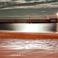 Buy canvas prints of Blyth Beach by Night  by Aimie Burley
