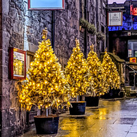 Buy canvas prints of Christmas in Edinburgh   by Aimie Burley