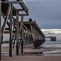 Buy canvas prints of Steetley  Pier by Aimie Burley