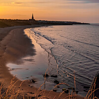 Buy canvas prints of Sunset in Tynemouth  by Aimie Burley