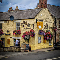 Buy canvas prints of An English pub  by Aimie Burley