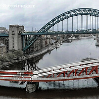 Buy canvas prints of Newcastle panoramic  by Aimie Burley