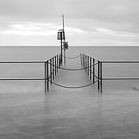 Buy canvas prints of High tide at West Kirby by Ann Goodall