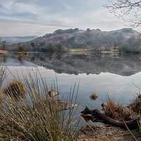 Buy canvas prints of Rydal Water Reflections, Ambleside by Ann Goodall