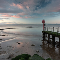Buy canvas prints of Sunrise over the Dee estuary  by Ann Goodall