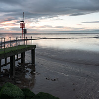 Buy canvas prints of Sunrise over the Dee estuary  by Ann Goodall
