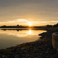 Buy canvas prints of Hollingworth Lake, Sunset. by Alexander Brown