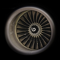 Buy canvas prints of Jet Engine, boeing 737 by Alexander Brown