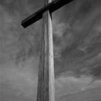 Buy canvas prints of St Benet's Abbey Cross by Ross Spencer
