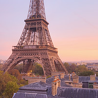 Buy canvas prints of The Eiffel Tower. Paris.  France by conceptual images