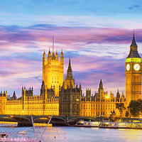 Buy canvas prints of Big ben and the Houses of Parliament  by conceptual images
