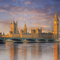 Buy canvas prints of Big ben and the Houses of Parliament by conceptual images