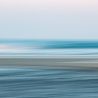 Buy canvas prints of Mawgan Porth beach abstract by Kate Fish