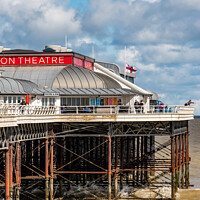 Buy canvas prints of The Pavilion Theater for seaside spectaculars by Chris Yaxley
