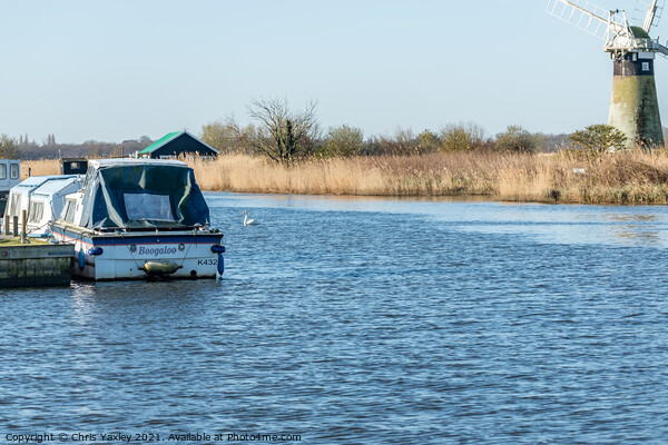 Thurne Mouth on the Norfolk Broads Picture Board by Chris Yaxley