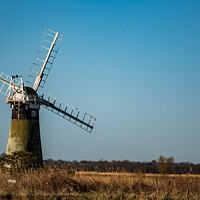 Buy canvas prints of St Benets Drainage Mill on the River Thurne, Norfolk by Chris Yaxley