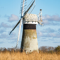 Buy canvas prints of St Benets Drainage Mill, Thurne, Norfolk by Chris Yaxley