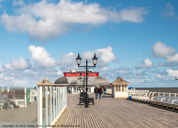 Cromer pier, Norfolk Picture Board by Chris Yaxley