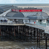 Buy canvas prints of Pvaillion Theatre, Cromer by Chris Yaxley