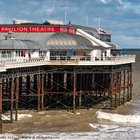 Buy canvas prints of The Pavilion Theatre, Cromer Pier by Chris Yaxley
