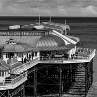 Buy canvas prints of The Pavilion Theater on Cromer Pier by Chris Yaxley