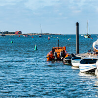 Buy canvas prints of Wells estuary to the North Sea by Chris Yaxley