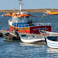 Buy canvas prints of Wells-Next-The-Sea estuary on the North Norfolk coast by Chris Yaxley