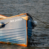 Buy canvas prints of Boy James boat, Wells-Next-The-Sea, Norfolk by Chris Yaxley