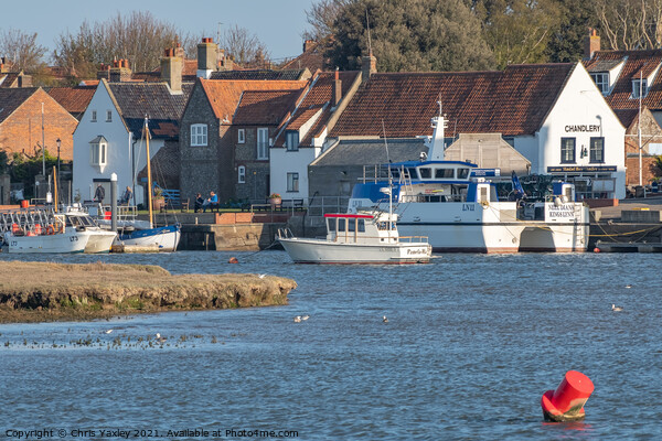 The quay of Wells-Next-The-Sea, Norfolk Picture Board by Chris Yaxley