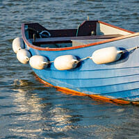 Buy canvas prints of Moored boat, Wells-Next-The-Sea by Chris Yaxley