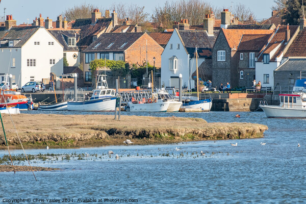 The estuary in Wells-Next-The-Sea, Norfolk Picture Board by Chris Yaxley