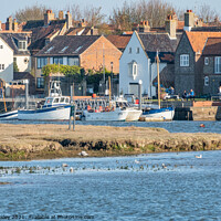 Buy canvas prints of The estuary in Wells-Next-The-Sea, Norfolk by Chris Yaxley