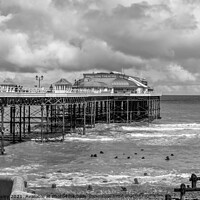 Buy canvas prints of Cromer pier on the North Norfolk coast by Chris Yaxley