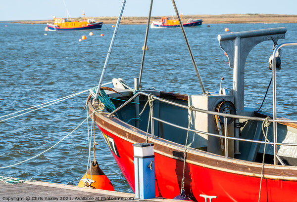 Commercial fishing boat, Wells-Next-The-Sea Picture Board by Chris Yaxley