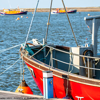 Buy canvas prints of Commercial fishing boat, Wells-Next-The-Sea by Chris Yaxley
