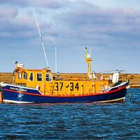 Buy canvas prints of The Port of Wells RNLI lifeboat  by Chris Yaxley