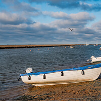 Buy canvas prints of Wells-Next-The-Sea estuary, North Norfolk by Chris Yaxley