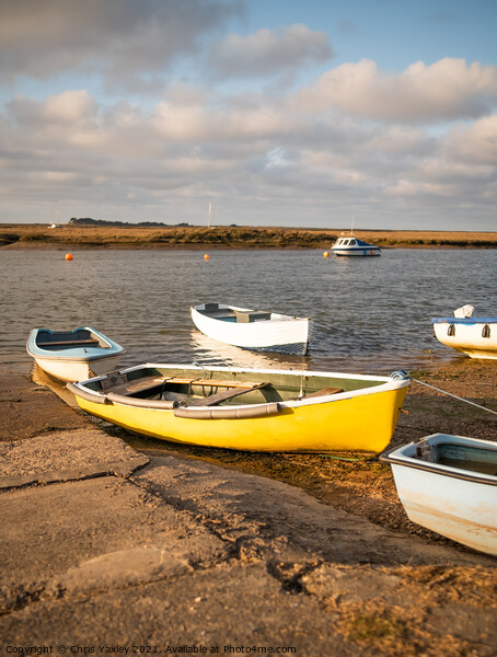 Wells-Next-The-Sea estuary, North Norfolk coast Picture Board by Chris Yaxley